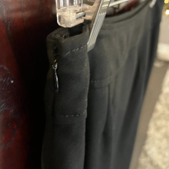 Ann Taylor Black Skirt with Buttons - Picture 5 of 6